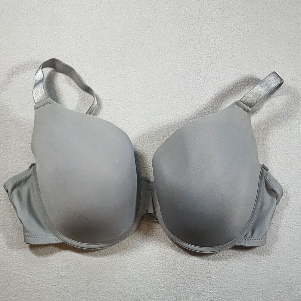Secret Treasures Bra‎ 42D Gray Grey Light Lined T-Shirt Underwire